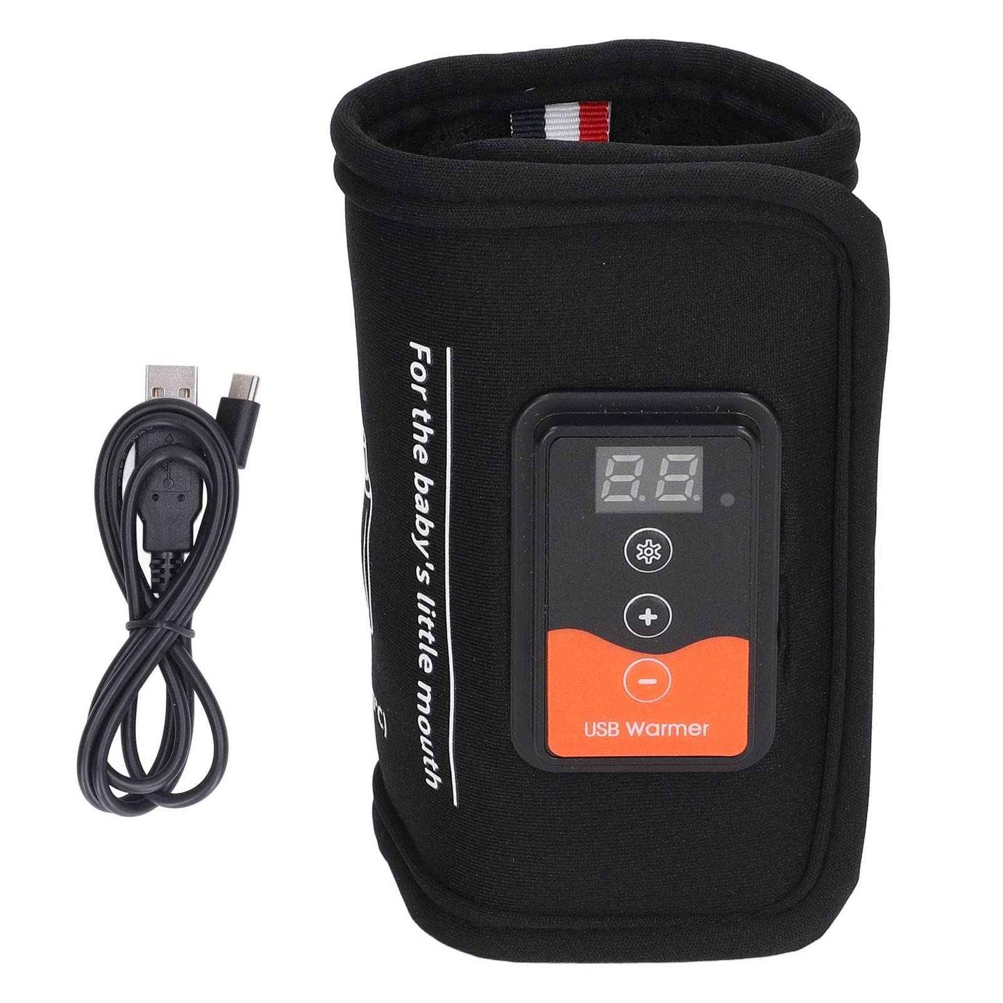 Milk Bottle Warmer Portable USB Bottle Warming Pack Constant Temperature Keeper Thermal Bottle Pouch Quick Heating Baby Bottle Warmer for Home Car Baby Feeding Bottle Warmer