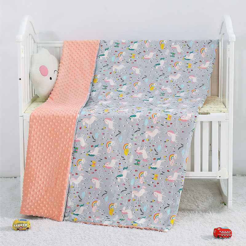 Cartoon Baby Blankets for Children and Strollers