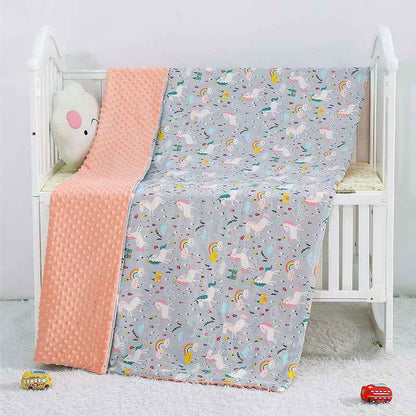 Cartoon Baby Blankets for Children and Strollers
