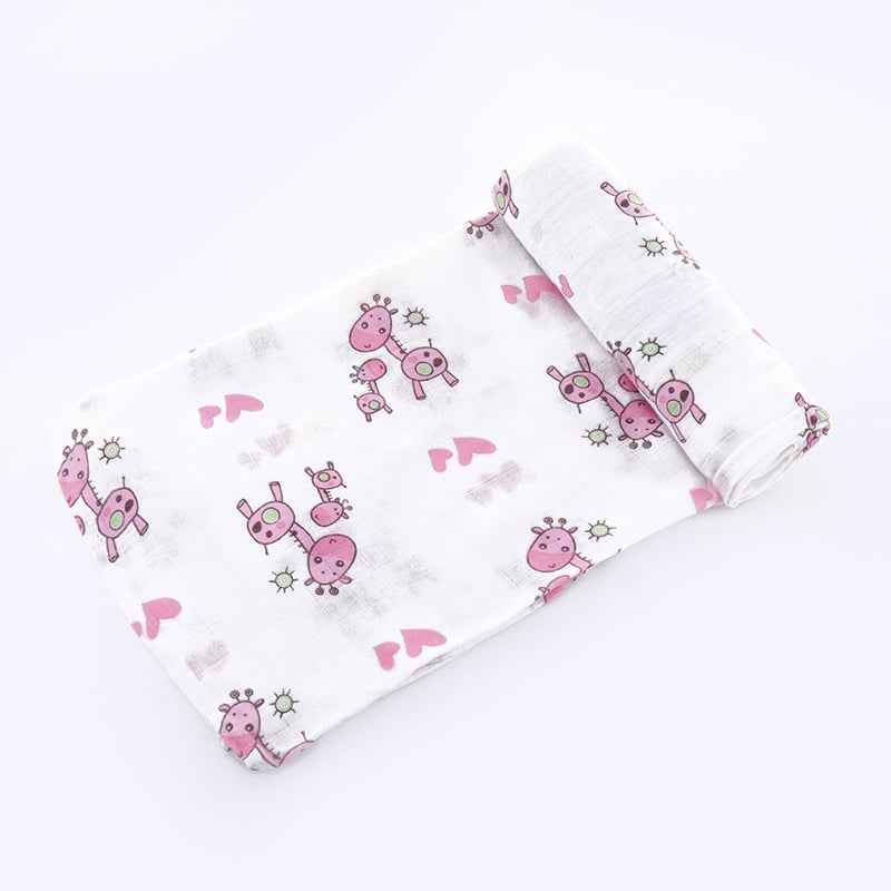 Bamboo Cotton Newborn Blankets and Swaddling Towels