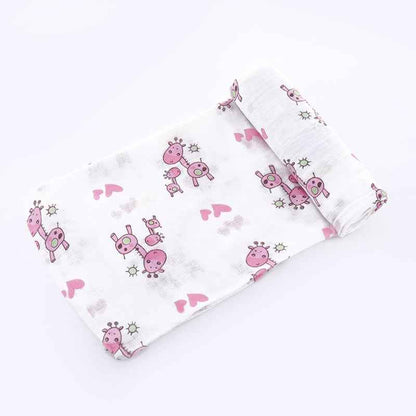 Bamboo Cotton Newborn Blankets and Swaddling Towels