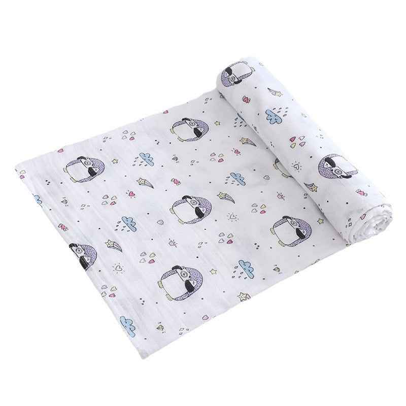 Bamboo Cotton Newborn Blankets and Swaddling Towels