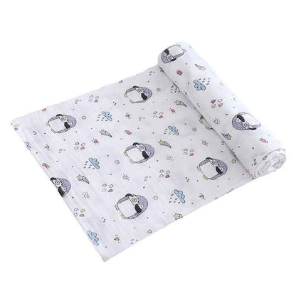 Bamboo Cotton Newborn Blankets and Swaddling Towels