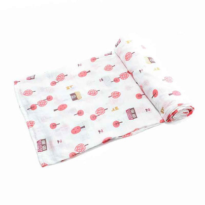 Bamboo Cotton Newborn Blankets and Swaddling Towels