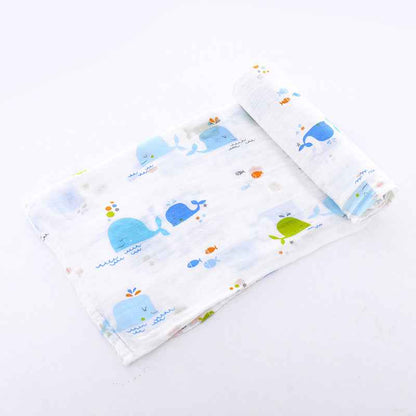 Bamboo Cotton Newborn Blankets and Swaddling Towels