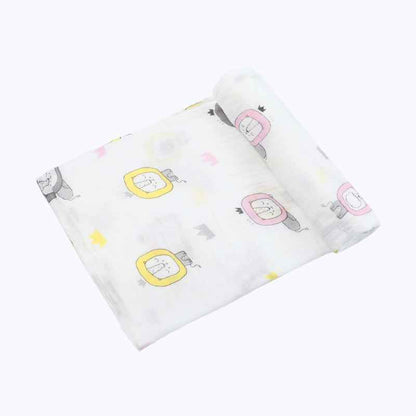 Bamboo Cotton Newborn Blankets and Swaddling Towels