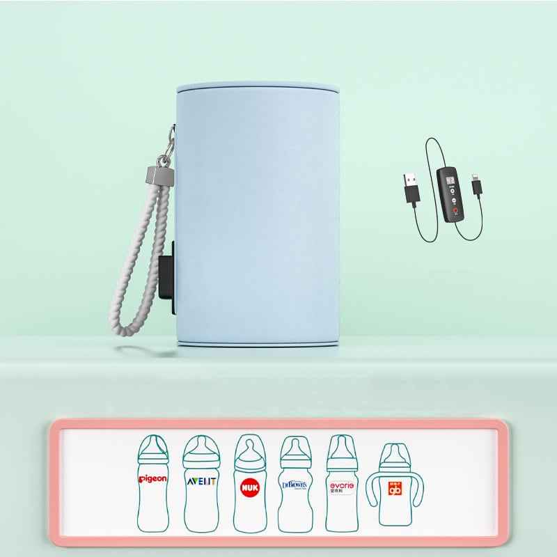 Portable USB Baby Bottle Warmer Heating Jacket