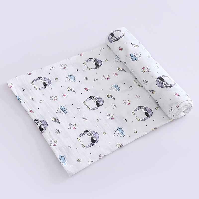 Bamboo Cotton Newborn Blankets and Swaddling Towels