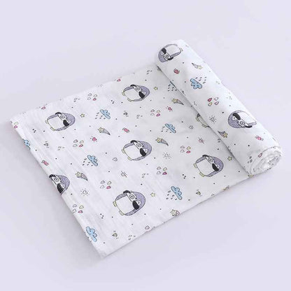 Bamboo Cotton Newborn Blankets and Swaddling Towels