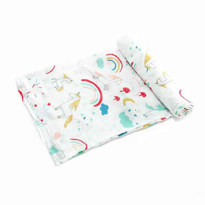 Bamboo Cotton Newborn Blankets and Swaddling Towels