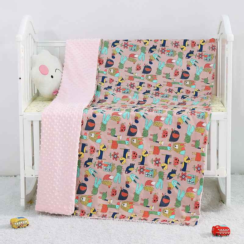 Cartoon Baby Blankets for Children and Strollers