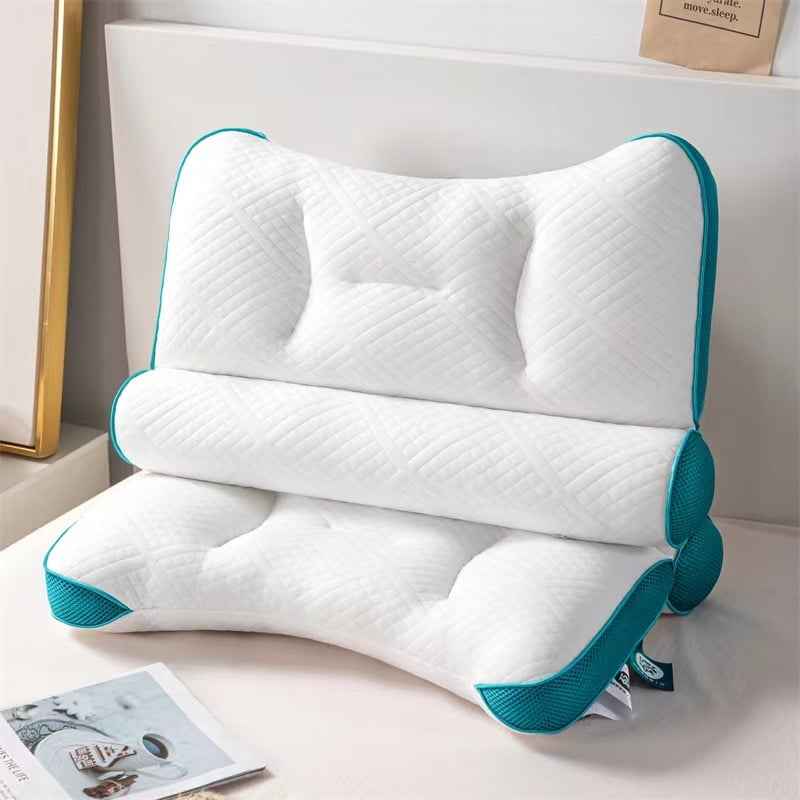 Washable Neck Support Pillow for Sleep and Traction
