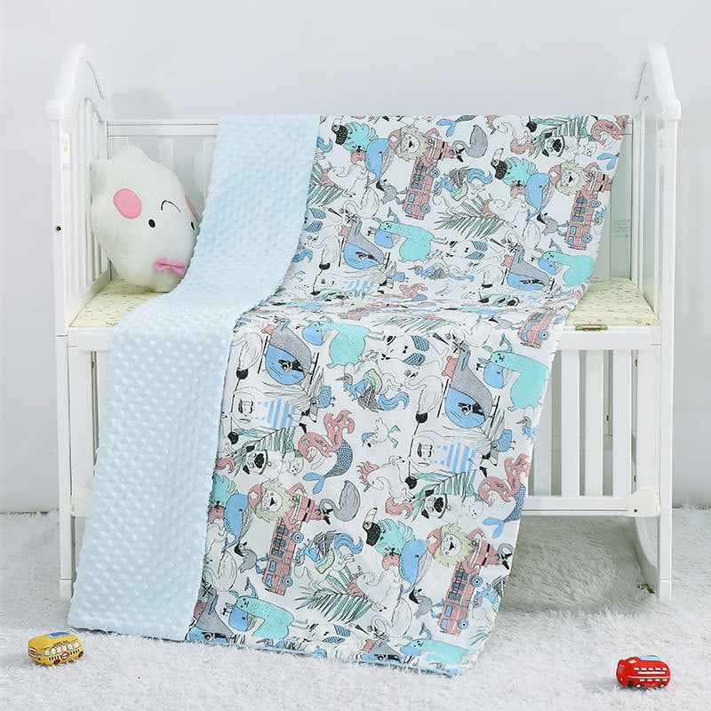 Cartoon Baby Blankets for Children and Strollers