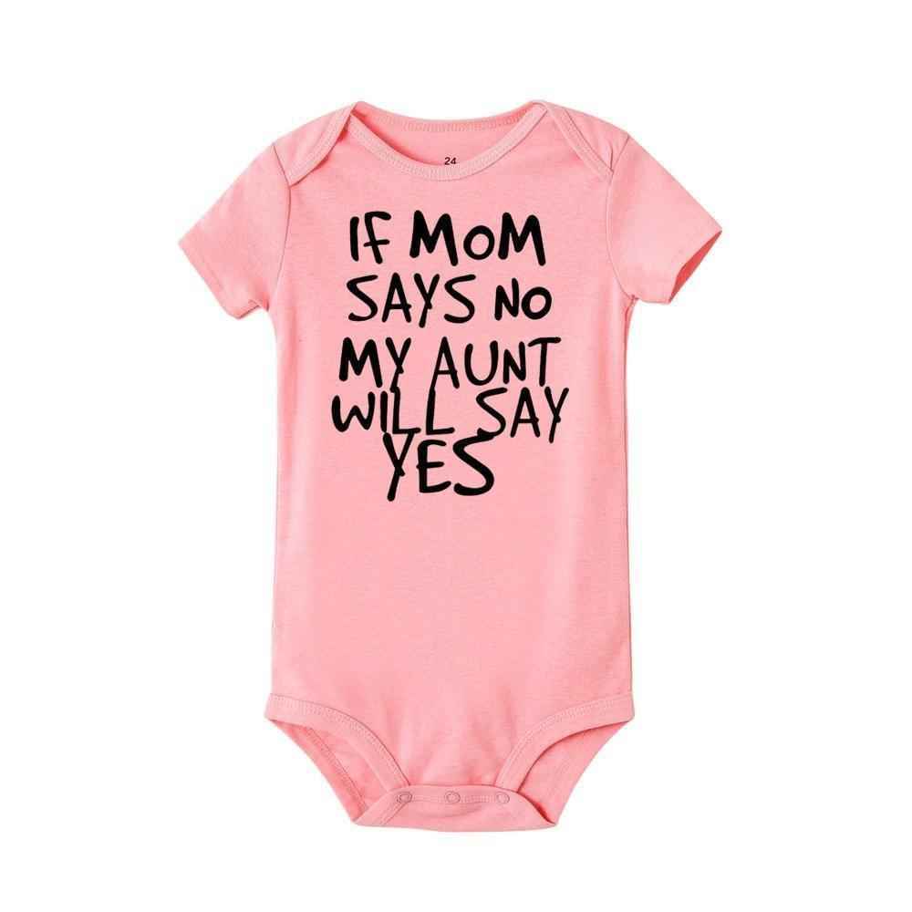 Funny Newborn Baby Romper – Cotton Short Sleeve Romper