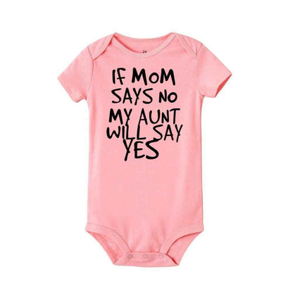 Funny Newborn Baby Romper – Cotton Short Sleeve Romper