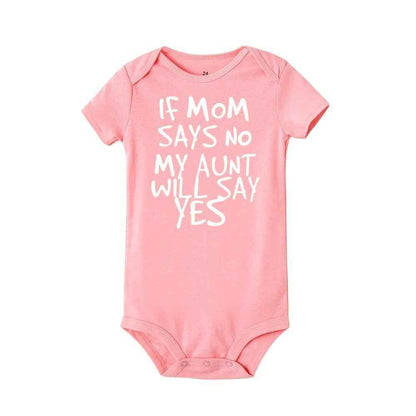 Funny Newborn Baby Romper – Cotton Short Sleeve Romper