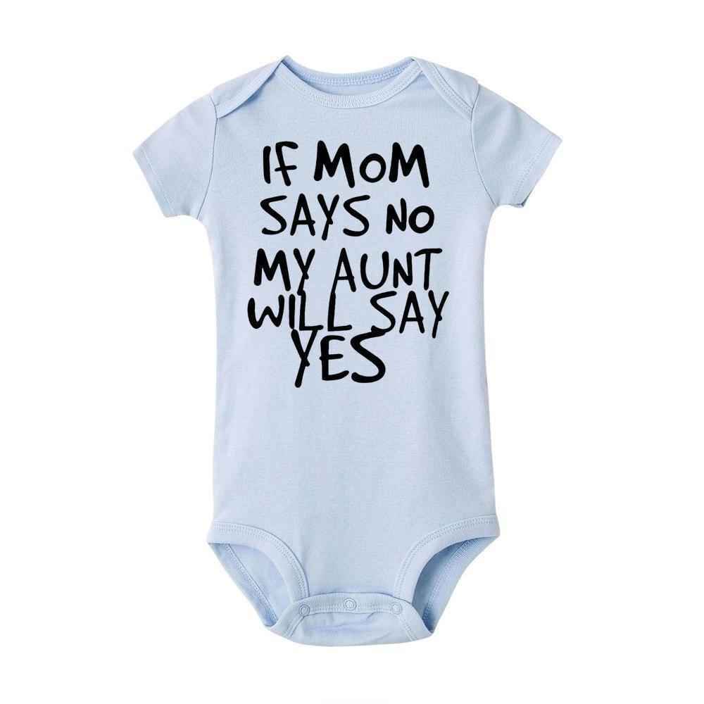 Funny Newborn Baby Romper – Cotton Short Sleeve Romper