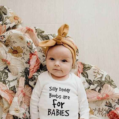 Funny Newborn Baby Romper – Cotton Short Sleeve Romper