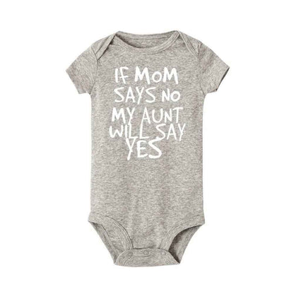 Funny Newborn Baby Romper – Cotton Short Sleeve Romper