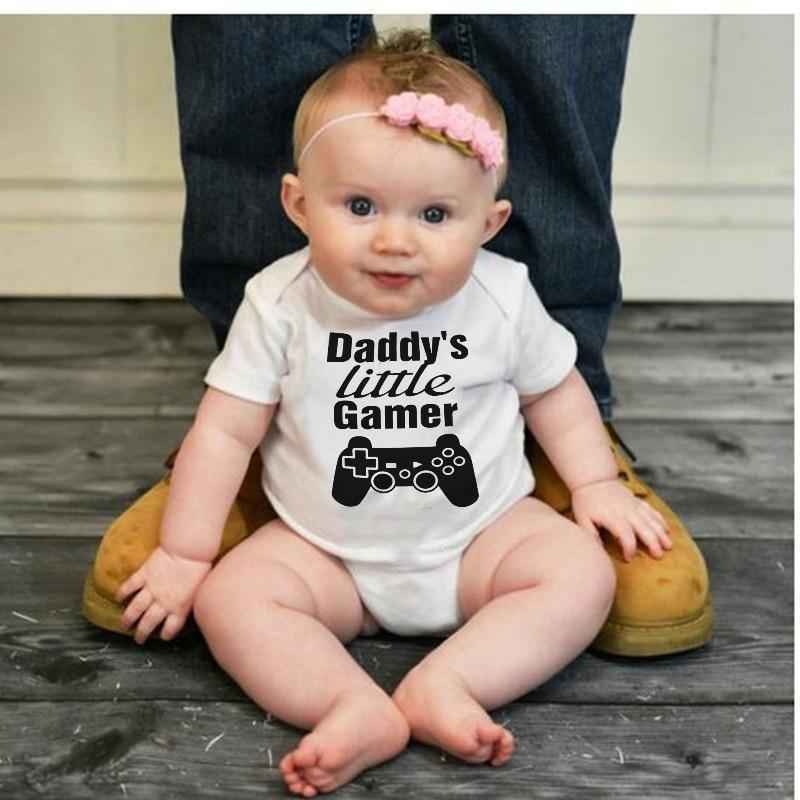 Funny Newborn Baby Romper – Cotton Short Sleeve Romper