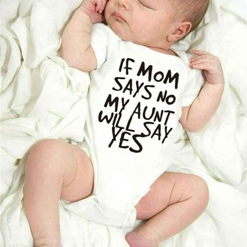 Funny Newborn Baby Romper – Cotton Short Sleeve Romper