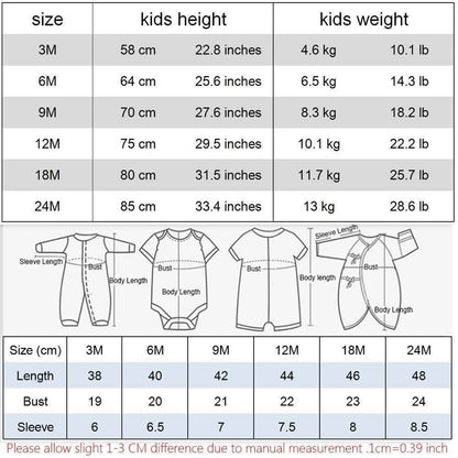Funny Newborn Baby Romper – Cotton Short Sleeve Romper