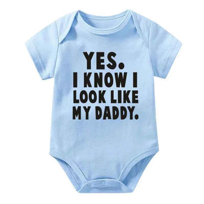 Funny Baby Bodysuit – “Yes I Know I Look Like My Daddy”