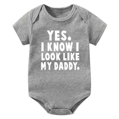 Funny Baby Bodysuit – “Yes I Know I Look Like My Daddy”