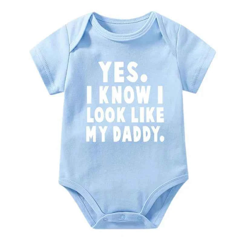 Funny Baby Bodysuit – “Yes I Know I Look Like My Daddy”