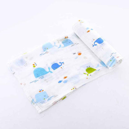 Bamboo Cotton Newborn Blankets and Swaddling Towels