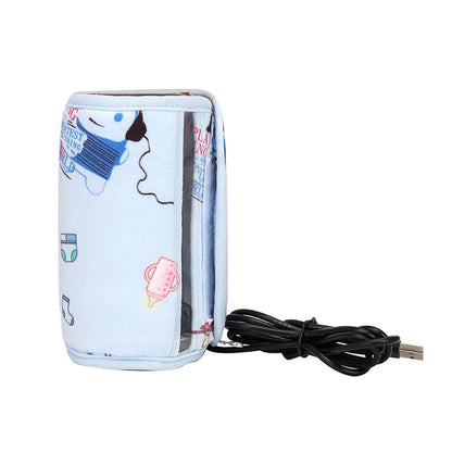 Washable Portable Baby Bottle Warmer USB - Keep Milk Perfectly Warm at Home, in the Car, or On-the-Go
