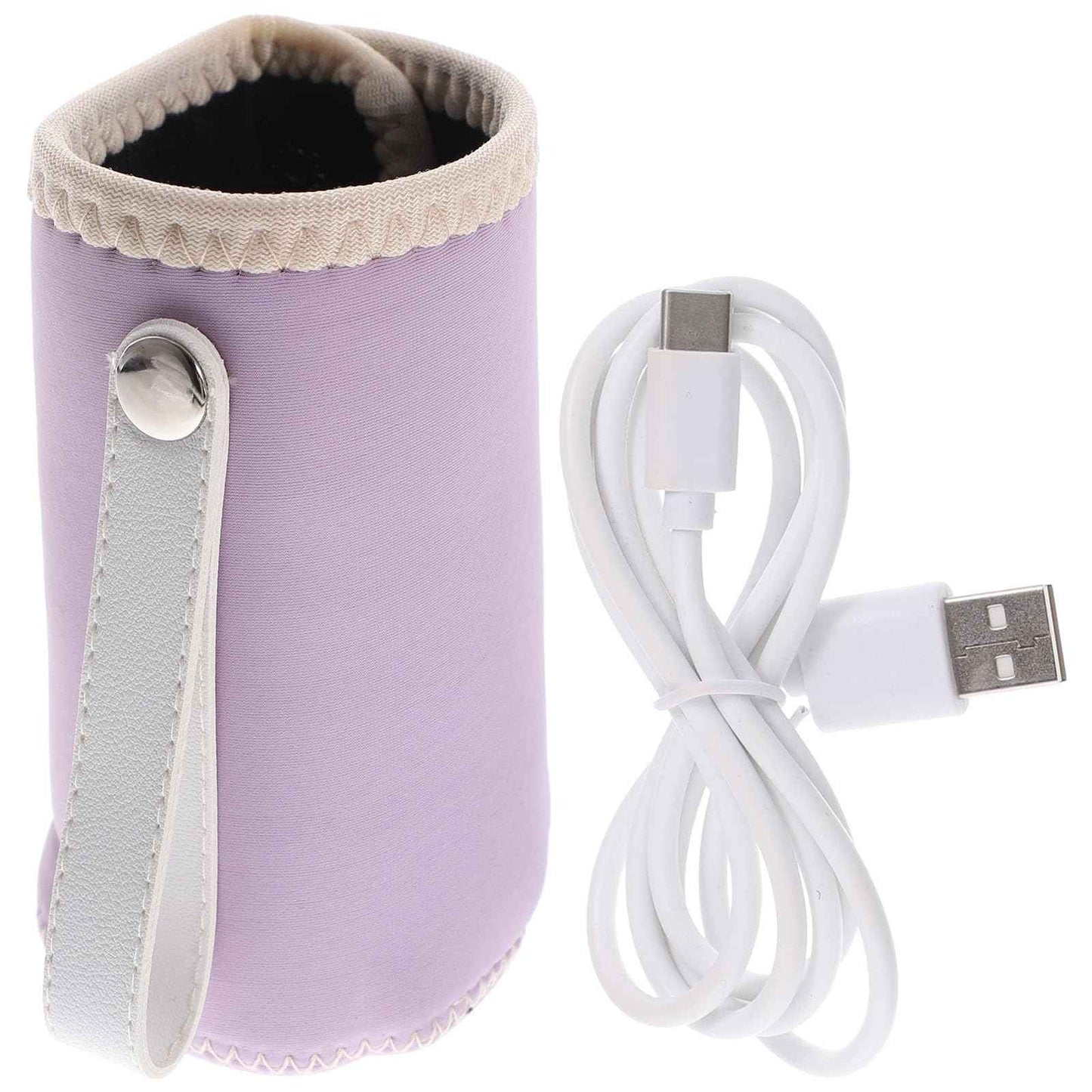 Amosfun Baby Milk Bottle Warmer Portable USB Milk Heater Ideal for Home and Travel Car Use