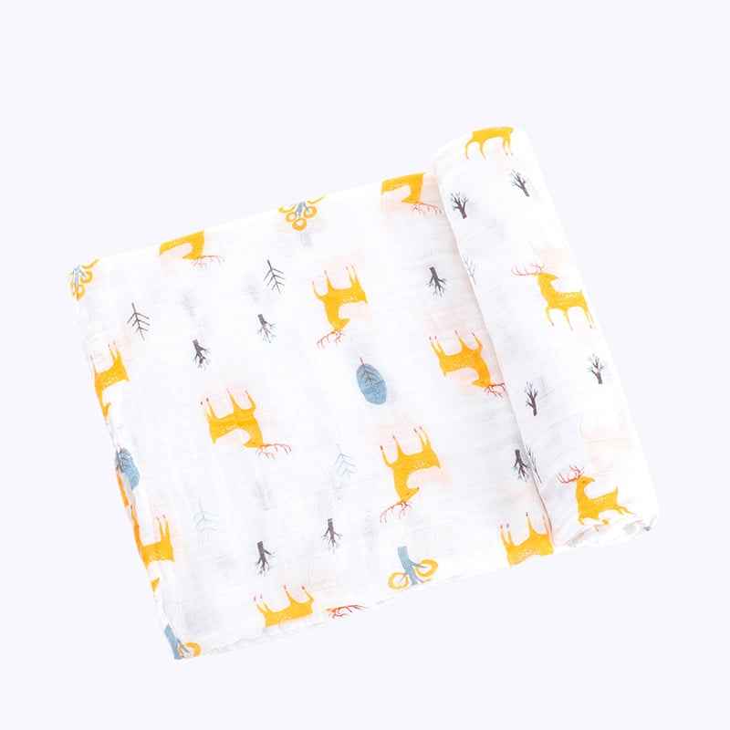 Bamboo Cotton Newborn Blankets and Swaddling Towels