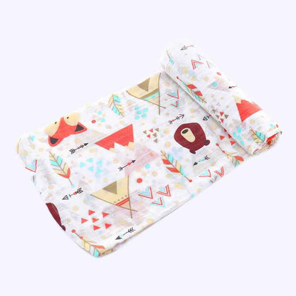 Bamboo Cotton Newborn Blankets and Swaddling Towels