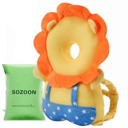 Baby Head Protector Backpack (Shape of a lion)