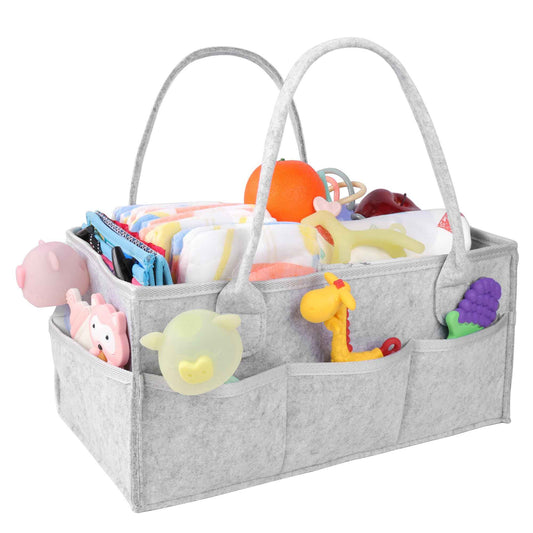 Baby Diaper Caddy with Dividers