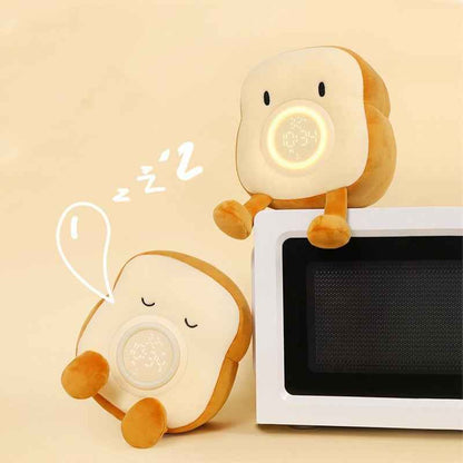 Plush Toast Alarm Clock Light