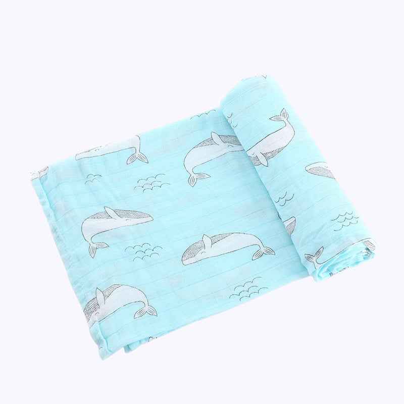 Bamboo Cotton Newborn Blankets and Swaddling Towels